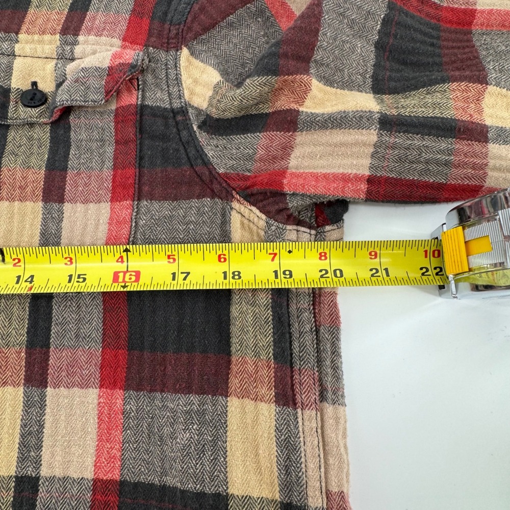 Mens Levi­s Relaxed Fit Plaid Western‎ Streetwear Flannel Long Sleeve Shirt Sz M - Picture 9 of 11